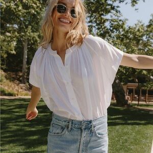 MUST GO SALE Jenni Kayne Willow Blouse in Ivory